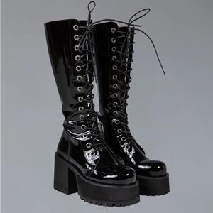 Unif Trinity Patent Boot NEW w/ box